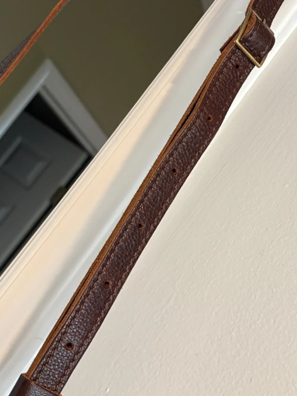 Portland Leather Goods “Almost Perfect” Drawstring Bucket Bag - Picture 6 of 7